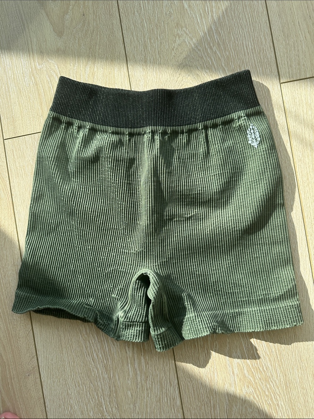 Free People Movement Ribbed Shorts NWT Size M/L